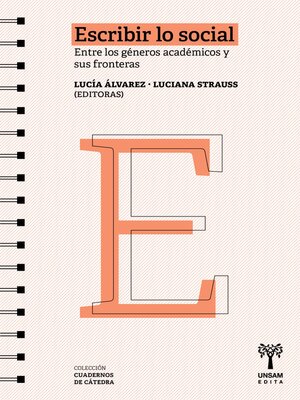 cover image of Escribir lo social